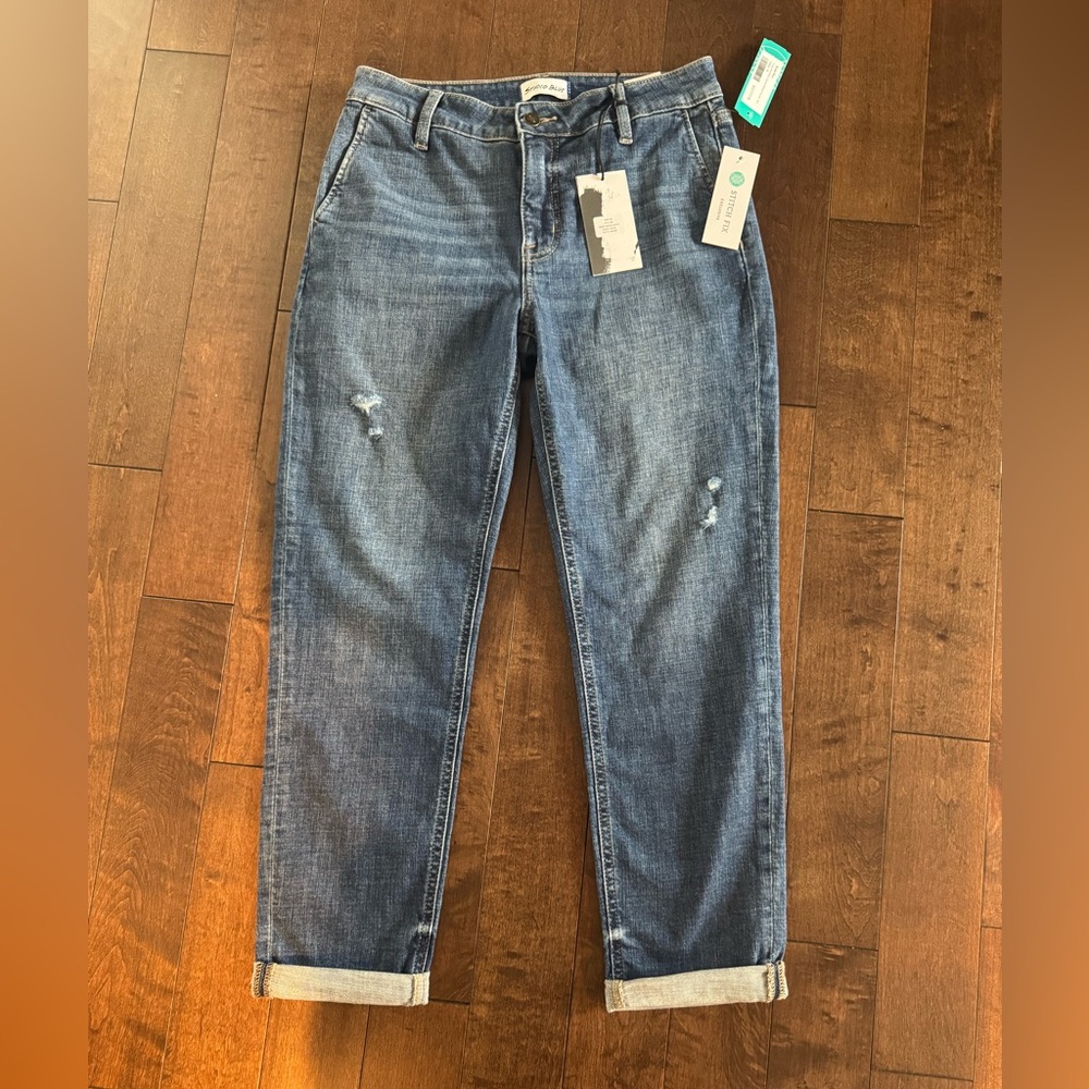 NWT! Studio Blue Boyfriend Jeans Relaxed Fit